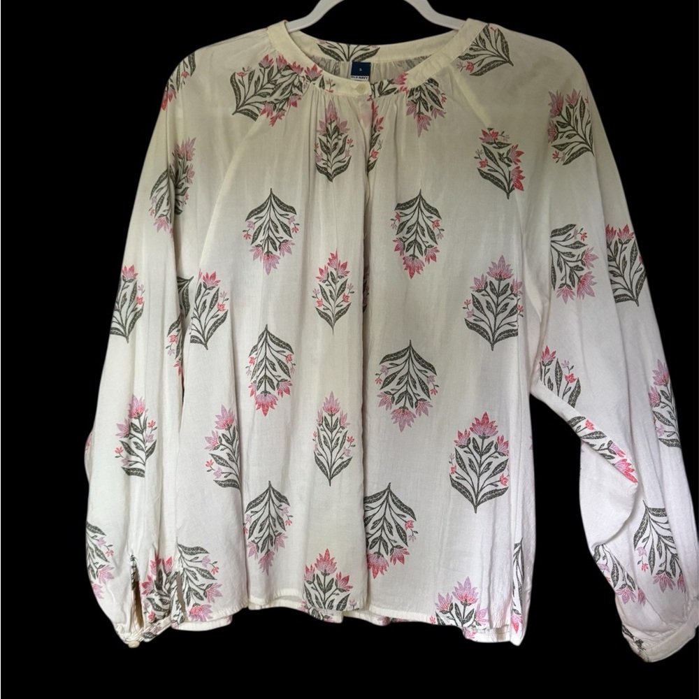 Old Navy Floral Print Blouse